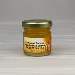 Pot de miel de 42 ml de Rucher de Luzières